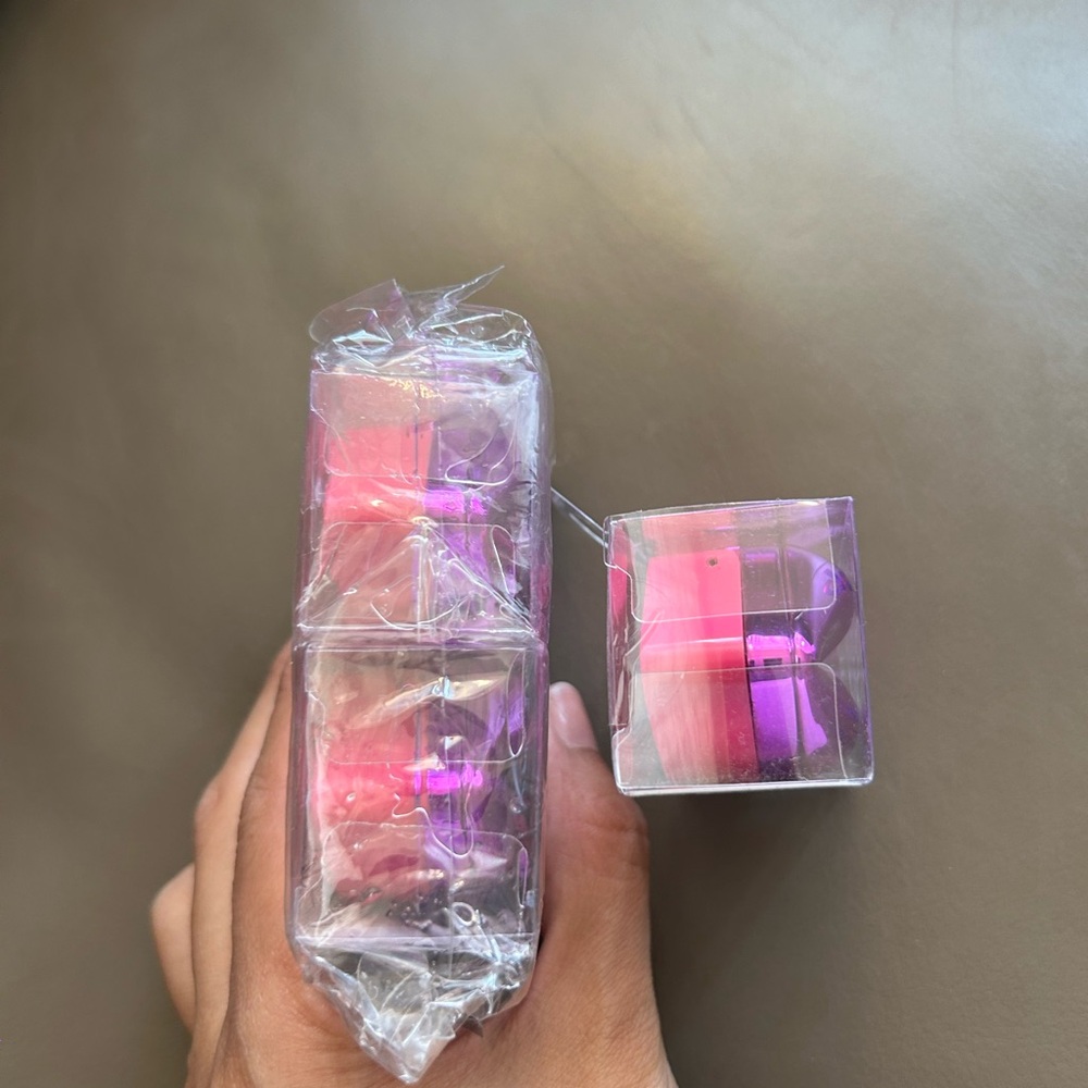 Claire's Pink Cotton Candy Lip Balm Set of 3 - Picture 11 of 11